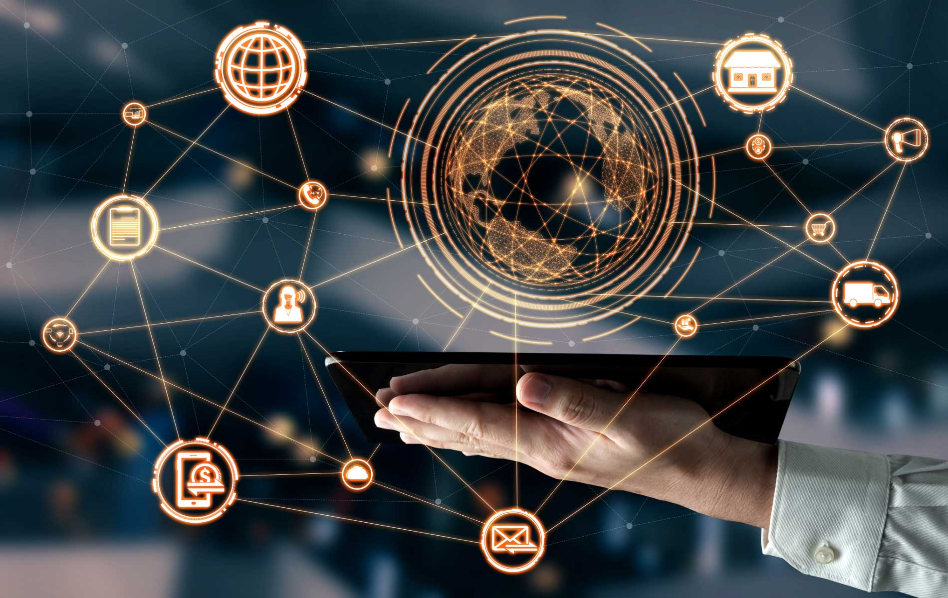 A digital illustration representing Omnichannel Integration.